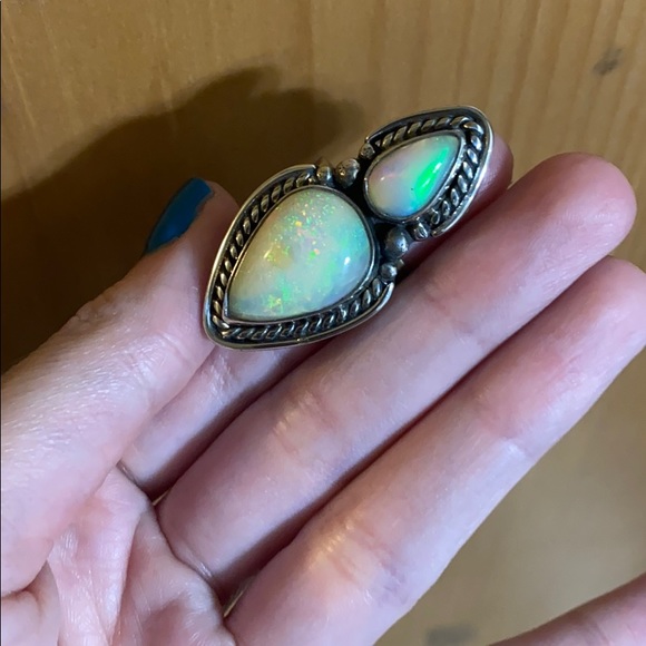 NEW OOAK Ethiopian Opal Ring - Picture 6 of 12